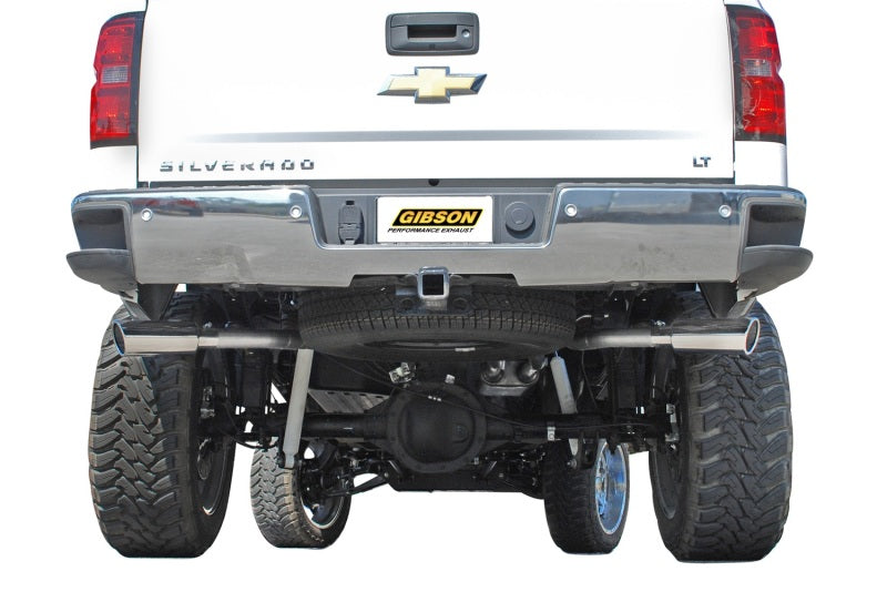 Gibson 15-18 Chevrolet Silverado 1500 LS 5.3L 3in/2.25in Cat-Back Dual Extreme Exhaust - Aluminized Catback Gibson