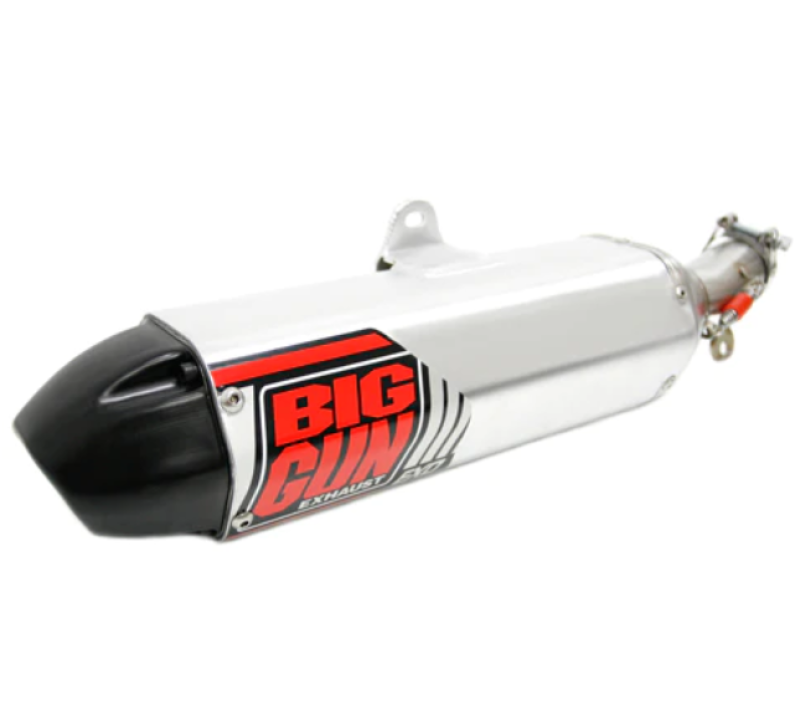 Big Gun 07-14 Kawasaki KFX 450R EXO Aluminum Slip On Exhaust Powersports Exhausts Big Gun