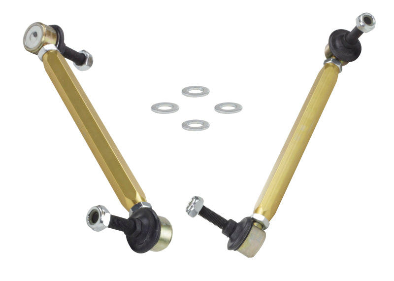 Whiteline 02-06 Mini Cooper S Front Swaybar link kit-Adjustable ball end links Sway Bar Endlinks Whiteline