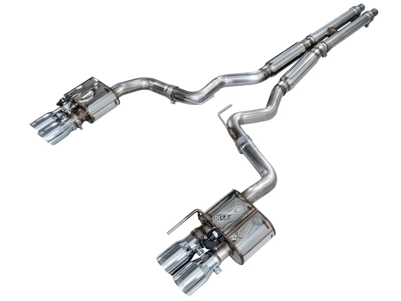 AWE Tuning 18-23 S550 Mustang GT SwitchPath Exhaust - Chrome Silver Tips Catback AWE Tuning