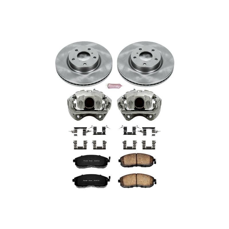 Power Stop 03-05 Infiniti G35 Front Autospecialty Brake Kit w/Calipers Brake Kits - OE PowerStop