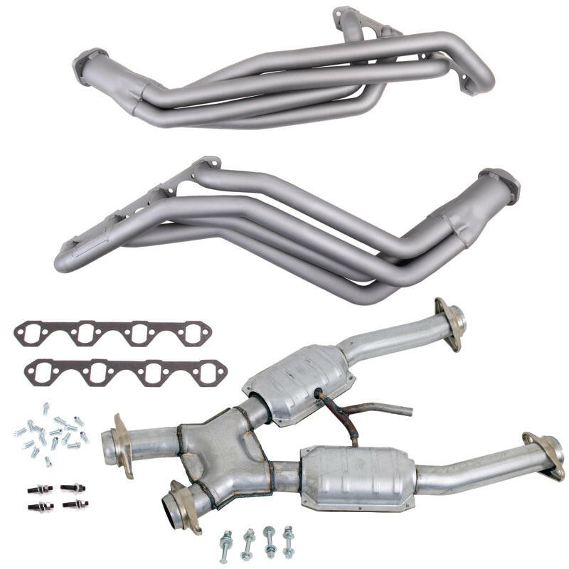 BBK 94-95 Ford Mustang 5.0L Manual Trans 1-5/8 Long Tube Headers w/Catted X-Pipe (Ti Ceramic) Headers & Manifolds BBK