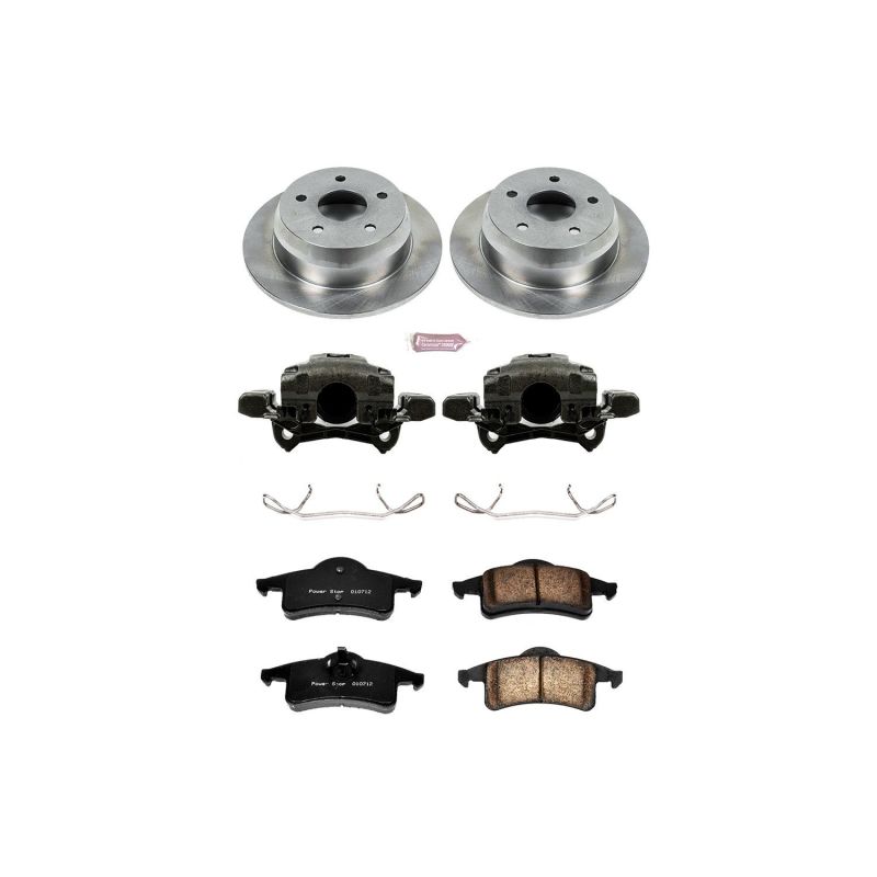 Power Stop 99-04 Jeep Grand Cherokee Rear Autospecialty Brake Kit w/Calipers Brake Kits - OE PowerStop