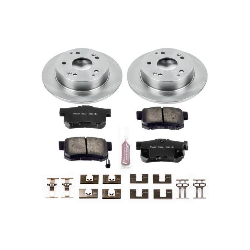 Power Stop 97-01 Acura Integra Rear Autospecialty Brake Kit Brake Kits - OE PowerStop
