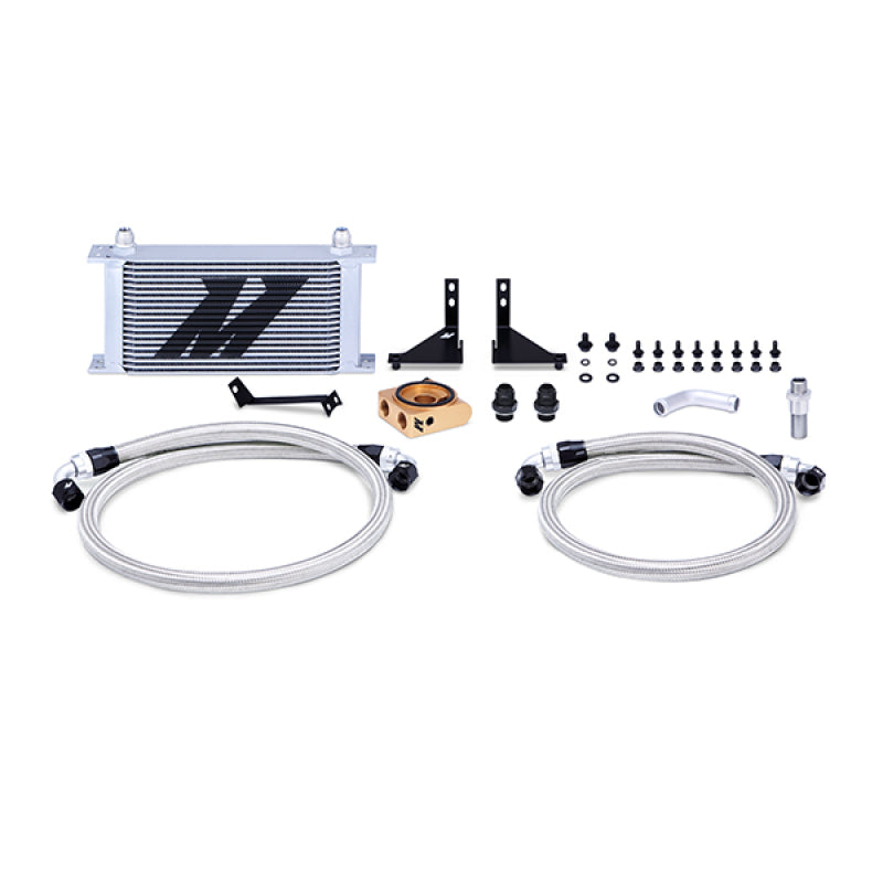 Mishimoto 14-16 Ford Fiesta ST Thermostatic Oil Cooler Kit - Silver Oil Coolers Mishimoto