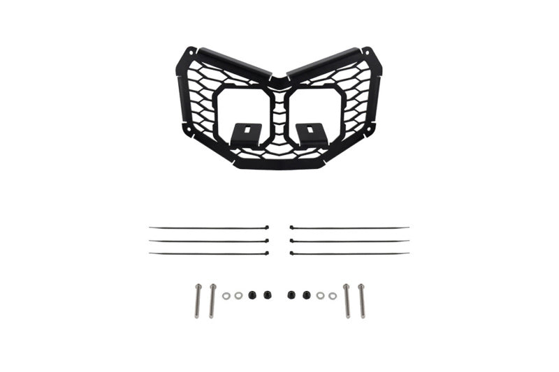 Diode Dynamics 17-24 Can-Am Maverick X3 Stage Series LED Grille Kit Bracket Kit Light Accessories and Wiring Diode Dynamics