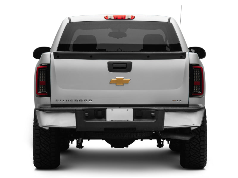 Raxiom 07-13 Chevy Silverado 1500 G2 LED Tail Lights- Black Housing (Clear Lens) Tail Lights Raxiom