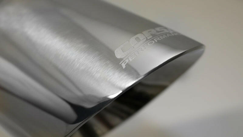 Corsa Single Universal 2.5in Inlet / 3.5in Outlet Polished PVD Pro-Series Tip Kit Tips CORSA Performance