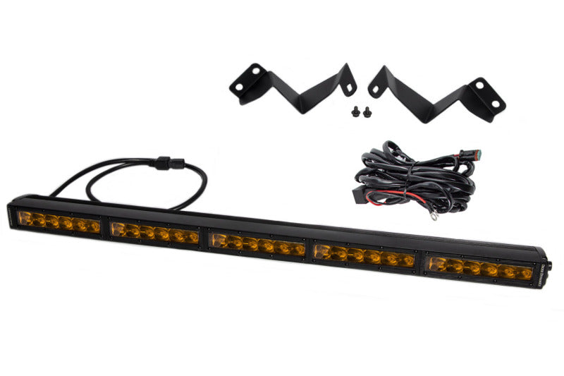 Diode Dynamics 16-21 Toyota Tacoma SS30 Stealth Lightbar Kit - Amber Driving Light Bars & Cubes Diode Dynamics