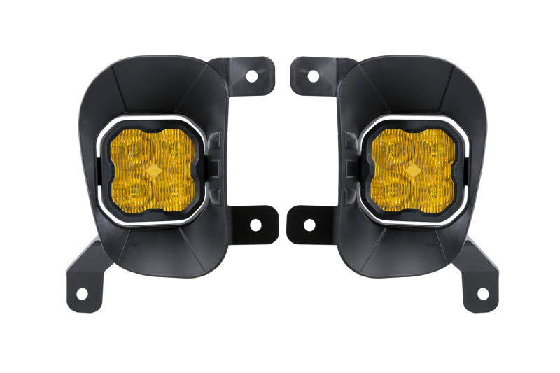 Diode Dynamics SS3 Pro Type Ram Vert Kit ABL - Yellow SAE Fog Light Accessories and Wiring Diode Dynamics