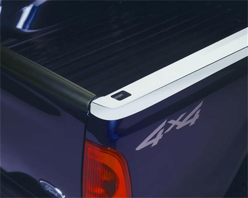 Putco 99-10 Ford SuperDuty Short Box (Replaces Existing Cap) Stainless Steel Skins (Holes) Body Armor & Rock Rails Putco