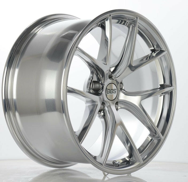 BBS CI-R 20x11.5 5x120 ET52 Ceramic Polished Rim Protector Wheel -82mm PFS/Clip Required Wheels - Cast BBS