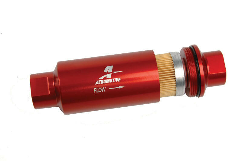 Aeromotive In-Line Filter - (AN-10) 10 Micron fabric Element Fuel Filters Aeromotive