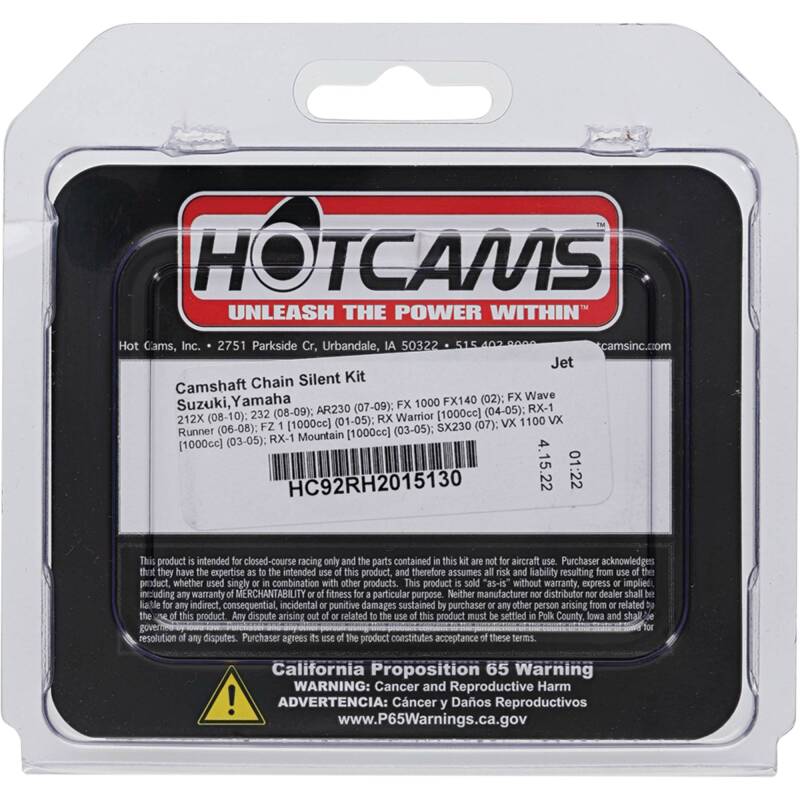 Hot Cams 08-10 212X/08-09 232 Camshaft Chain Silent Kit Camshafts Hot Cams