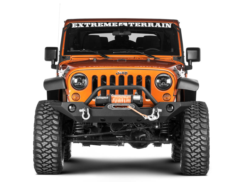 Raxiom 07-18 Jeep Wrangler JK 50-Inch LED Light Bar Windshield Mount w/ Auxiliary Bracket Light Bars & Cubes Raxiom