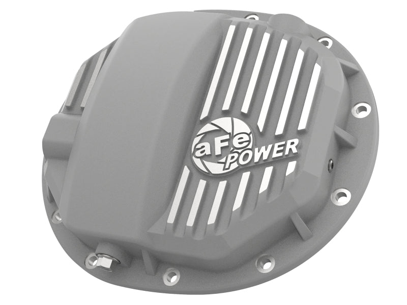 aFe Street Series Rear Differential Cover Raw 14-19 Chevrolet Silverado V8 4.3L / 5.3L / 6.2L Diff Covers aFe