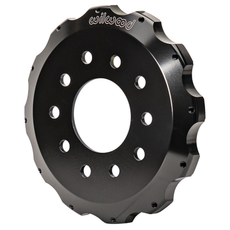 Wilwood Big Brake Hats .810in Offset 5 x 4.75 - 12 on 8.75in - Black Brake Rotors - 2 Piece Wilwood