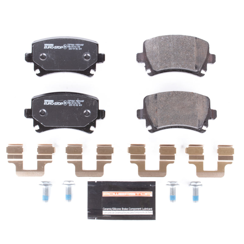 Power Stop 09-11 Volkswagen Tiguan Euro-Stop ECE-R90 Rear Brake Pads Brake Pads - OE PowerStop