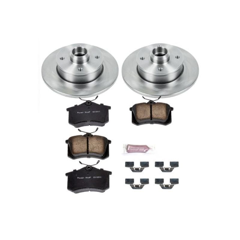 Power Stop 90-92 Volkswagen Corrado Rear Autospecialty Brake Kit Brake Kits - OE PowerStop
