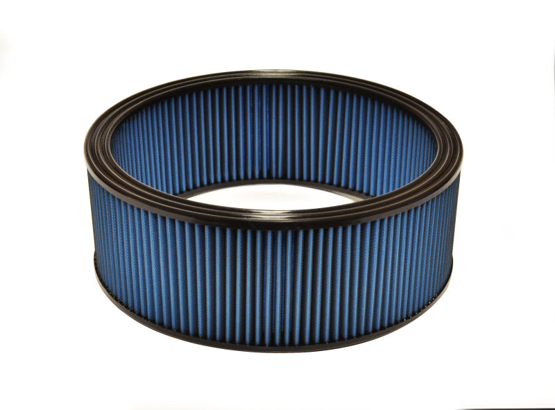 Injen NanoWeb Dry Air Filter 14in Round x 5in Tall - 1in Pleats Air Filters - Drop In Injen