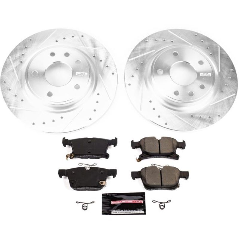 Power Stop 17-19 Chrysler Pacifica Rear Z23 Evolution Sport Brake Kit Brake Kits - Performance D&S PowerStop
