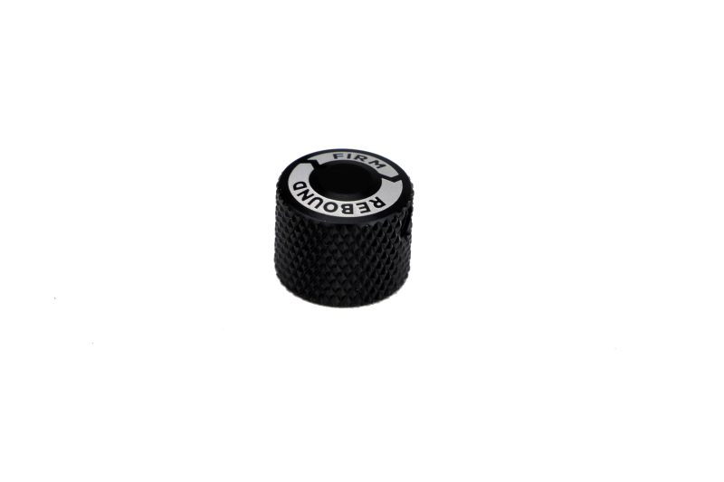 Ridetech Short Rebound Knob for HQ Shocks - Aluminum - Black Shocks and Struts Ridetech
