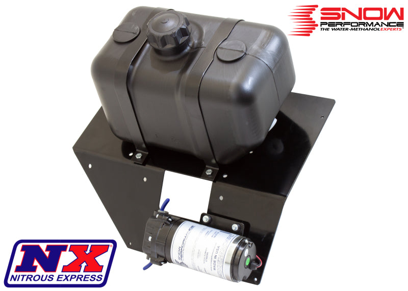 Snow Performance Water Tank & Pump Bracket 2015+ Ford Mustang Injection Pumps & Controllers Snow Performance