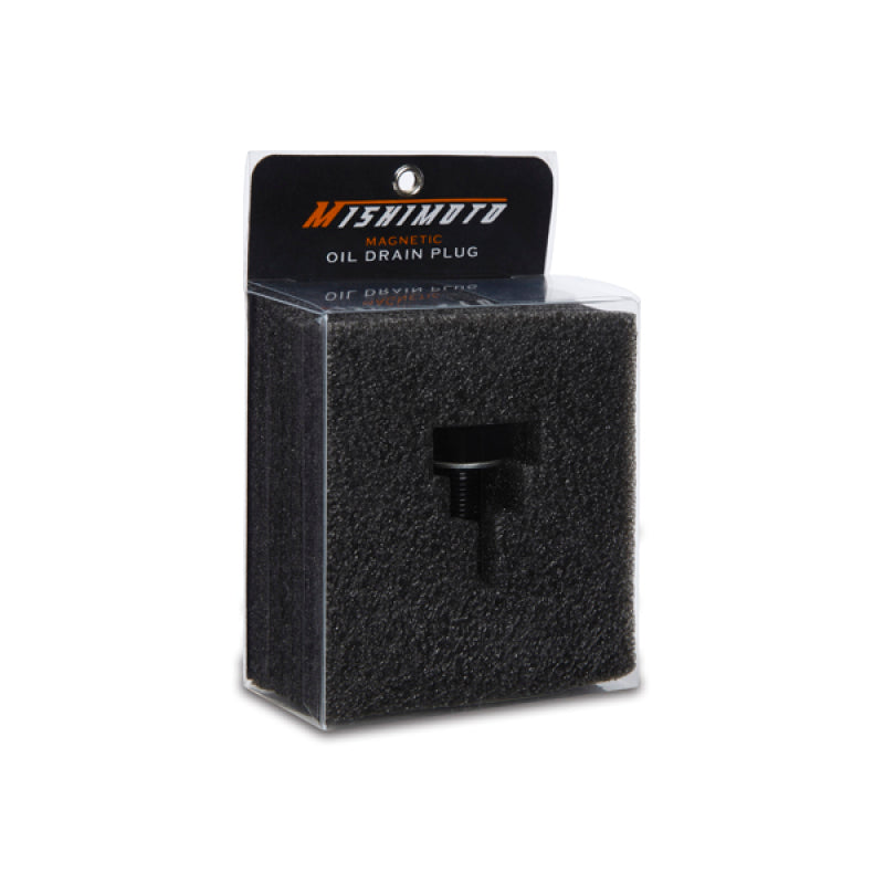 Mishimoto Magnetic Oil Drain Plug M14 x 1.25 Black Drain Plugs Mishimoto