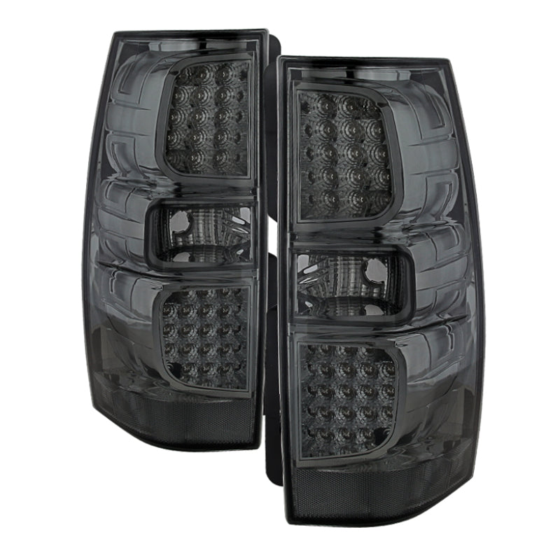 xTune Chevy Suburban/GMC Yukon/Yukon Denali 07-14 LED Tail Lights Smoked ALT-JH-CSUB07-LED-G2-SM Tail Lights SPYDER