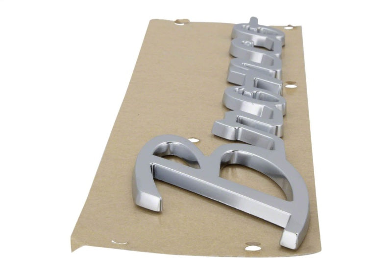 Ford Racing 21-23 Bronco Script Fender Badge - Silver Other Body Components Ford Racing