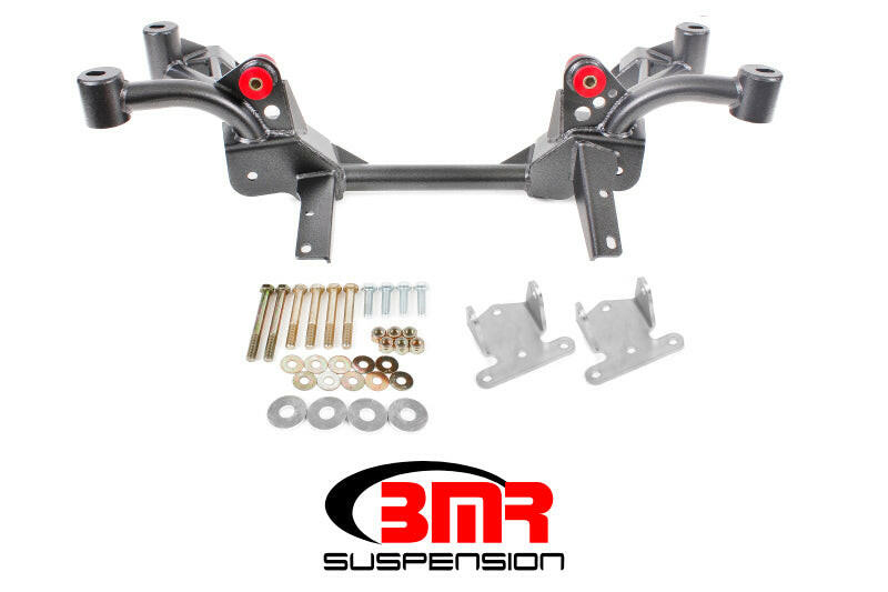 BMR 82-92 3rd Gen F-Body K-Member w/ SBC/BBC Motor Mounts and Pinto Rack Mounts - Black Hammertone Crossmembers BMR Suspension