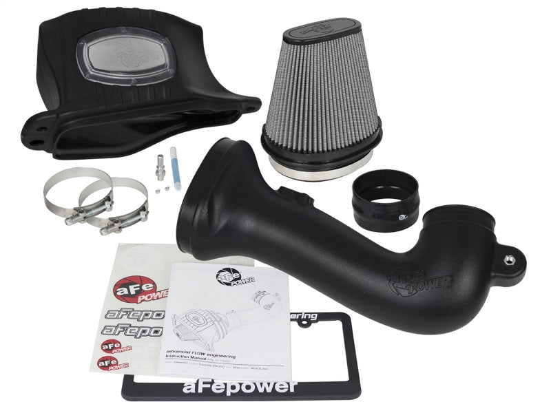 aFe Momentum Pro DRY S Cold Air Intake System 15-17 Chevy Corvette Z06 (C7) V8-6.2L (sc) Cold Air Intakes aFe