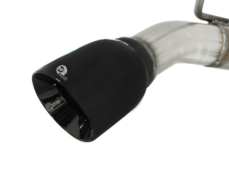 aFe MACHForce XP Exhaust 2.5in Stainless Steel CB/10-13 Chevy Camaro V6-3.6L (td) (gloss blk tip) Catback aFe