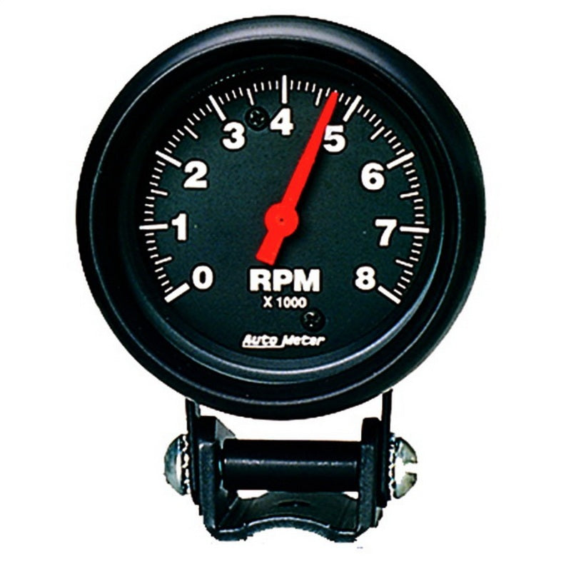 Autometer Black 2-5/8 inch 8000 rpm Tachometer Mini Tach Gauge Gauges AutoMeter
