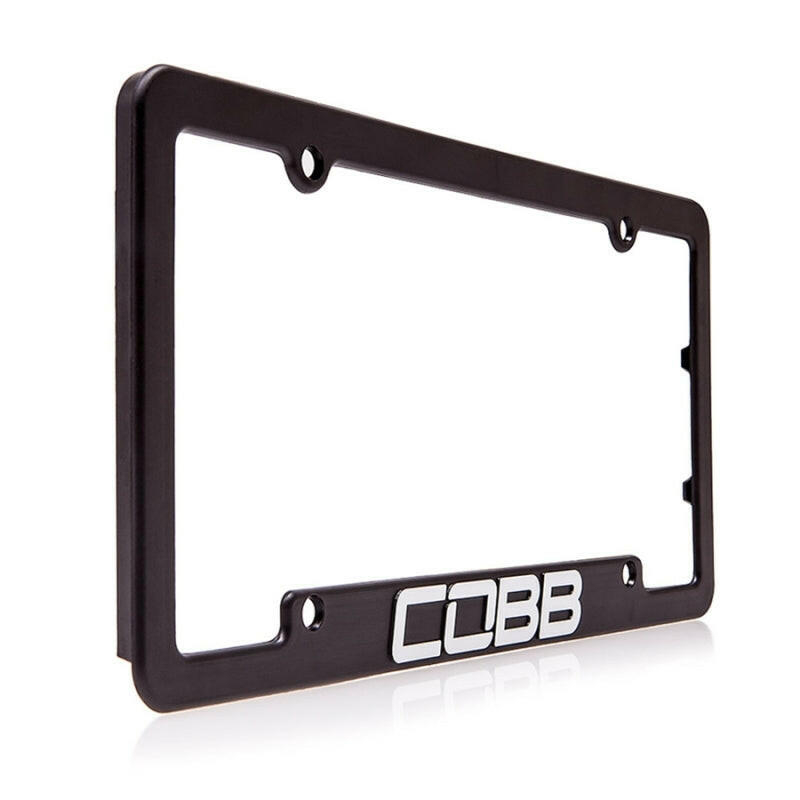 Cobb Black License Plate Frame License Plate Relocation COBB