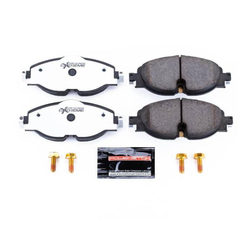 Power Stop 15-19 Audi A3 Front Z26 Extreme Street Brake Pads w/Hardware Brake Pads - Performance PowerStop