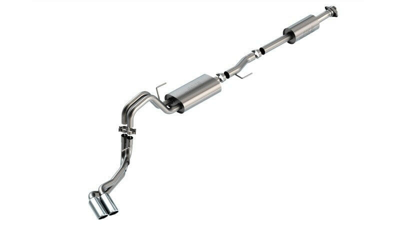 Borla F-150 2021 5.0L 4dr CC SB EC STB Lariat/KR/Platinum/LTD 3/2.25 DSE Cat-Back Touring CHR Tips Catback Borla