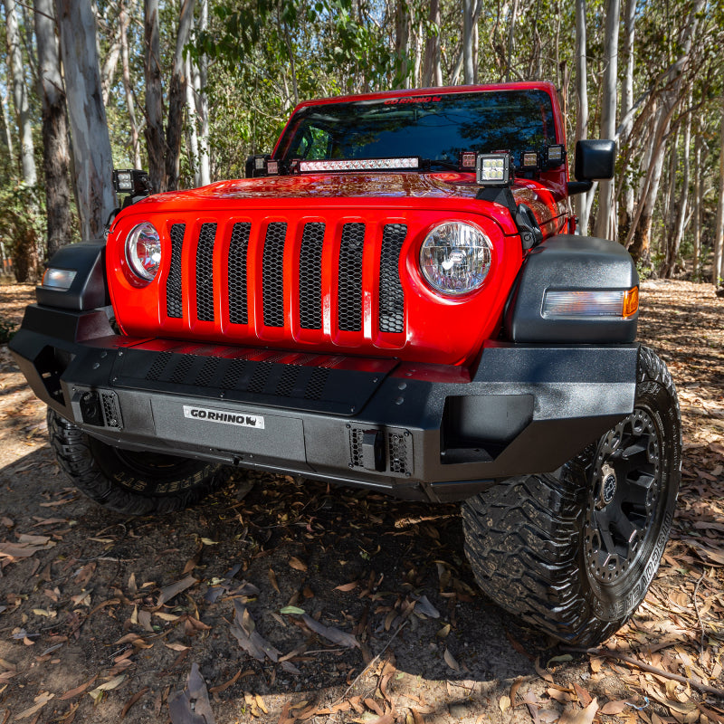 Go Rhino 18-20 Jeep Wrangler JL/JLU/Gladiator JT Light Mount - 20in Single Row Light Mounts Go Rhino