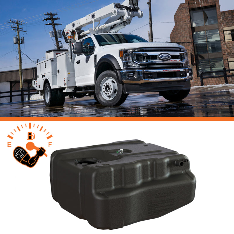 Titan Fuel Tanks 17-22 Ford F-350/F-450/F-550 40 Gallon After-Axle Auxiliary Fuel Tank System Fuel Tanks Titan Fuel Tanks