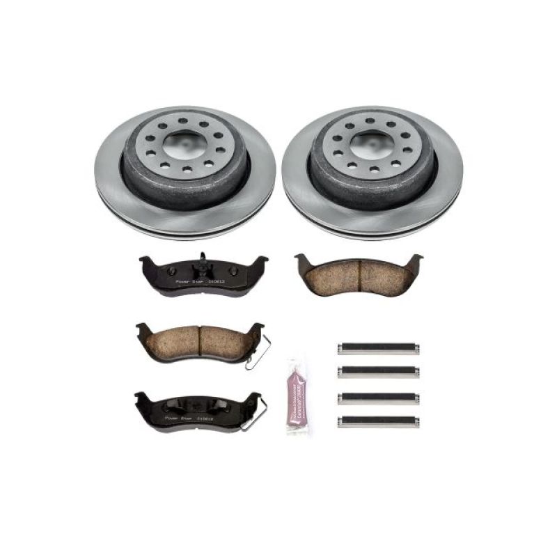 Power Stop 03-11 Lincoln Town Car Rear Autospecialty Brake Kit Brake Kits - OE PowerStop
