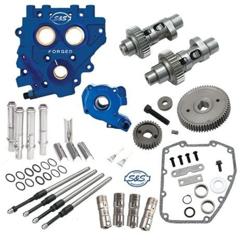 S&S Cycle 07-17 BT/2006 Dyna 585GE Easy Start Chain Drive Cam Chest Kit Cam Gears S&S Cycle
