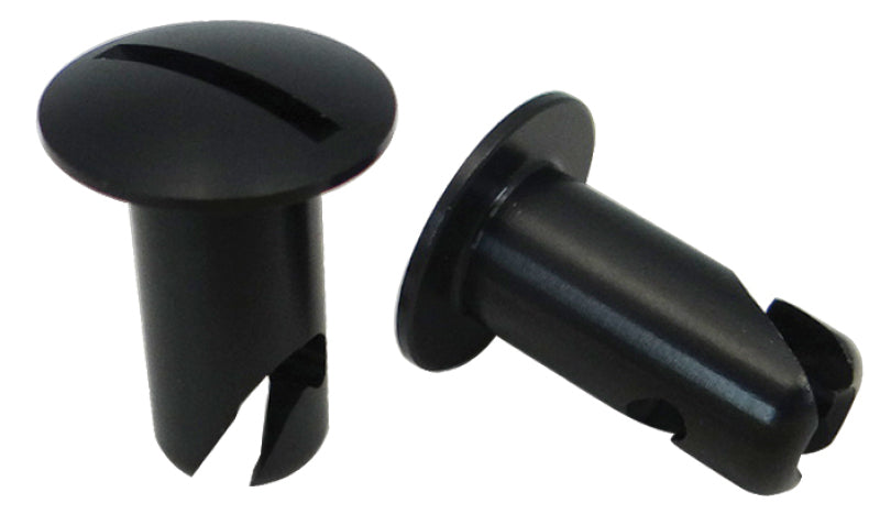Moroso Quick Fastener - Oval Head - 5/16in x .500in - Steel - Black - 10 Pack Fittings Moroso