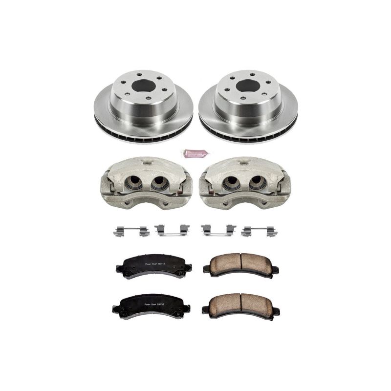 Power Stop 03-06 Cadillac Escalade Rear Autospecialty Brake Kit w/Calipers Brake Kits - OE PowerStop
