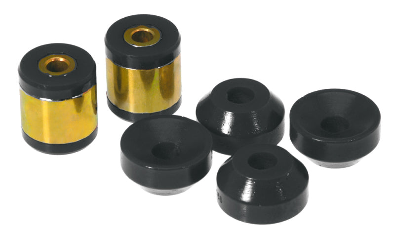 Prothane 96-00 Honda Civic Upper/Lower Rear Shock Bushing - Black Bushing Kits Prothane