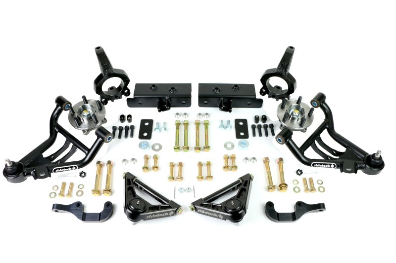Ridetech 79-93 Ford Mustang w/ Stock K-Member Front SLA Suspension System Control Arms Ridetech