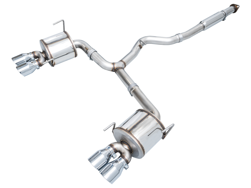AWE Tuning 2022+ VB Subaru WRX Touring Edition Exhaust - Chrome Silver Tips Catback AWE Tuning