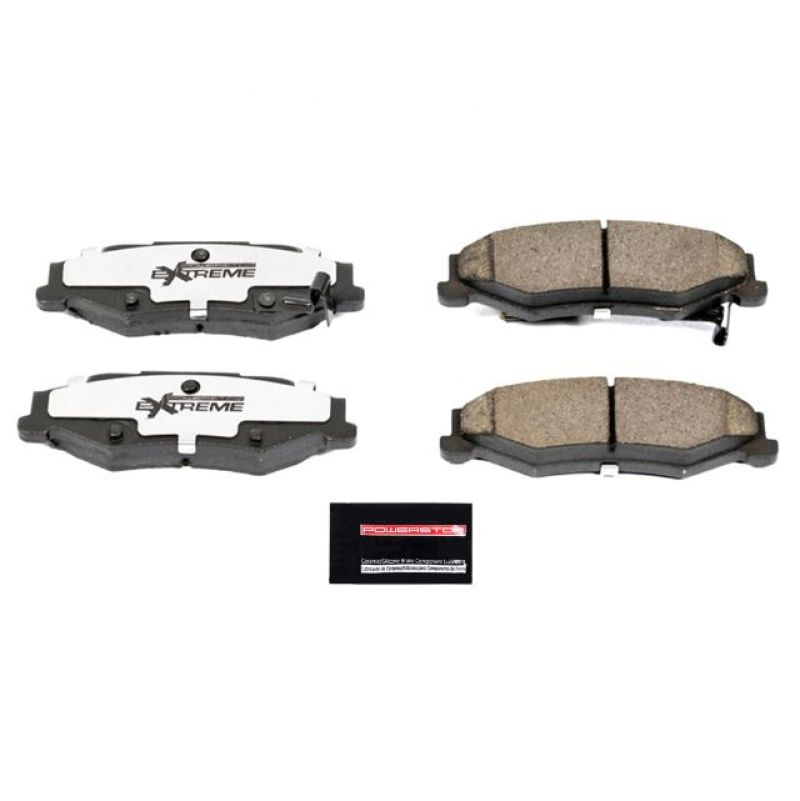 Power Stop 04-09 Cadillac XLR Rear Z26 Extreme Street Brake Pads w/Hardware Brake Pads - Performance PowerStop