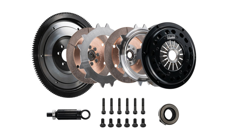 DKM Clutch VW Beetle/Golf/Jetta/Passat 2.0L TDI Twin Disc MR Clutch w/Flywheel (650 ft/lbs Torque) Clutch Kits - Multi DKM Clutch