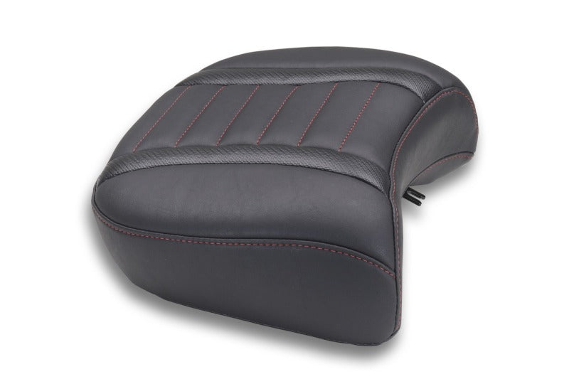 Mustang 23-25 Harley CVO Rd Glide Std, Str Glide and Rd Glide, Deluxe Touring Wide Passenger Black Passenger Motorcycle Seats Mustang Motorcycle