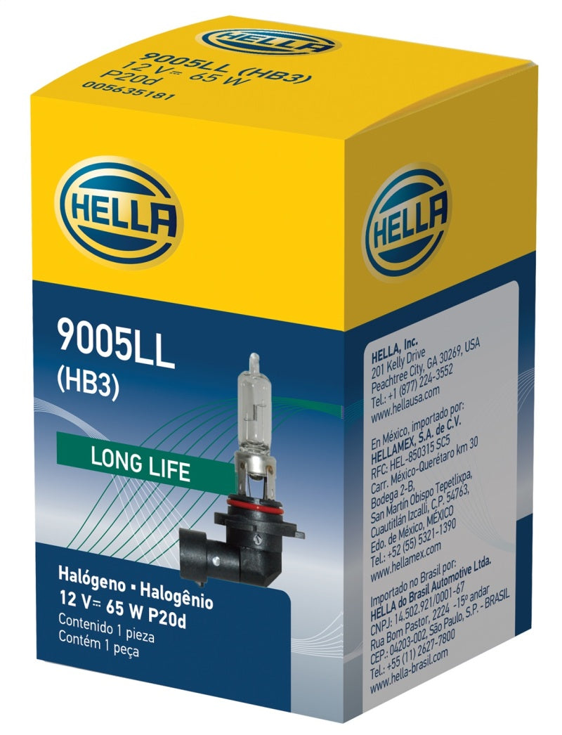 Hella Bulb 9005/HB3 12V 65W P20d T4 LONGLIFE Bulbs Hella